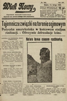 Wiek Nowy : popularny dziennik ilustrowany. 1925, nr 7092