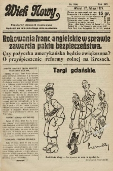 Wiek Nowy : popularny dziennik ilustrowany. 1925, nr 7094