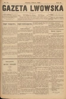 Gazeta Lwowska. 1909, nr 54