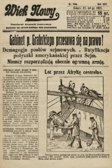 Wiek Nowy : popularny dziennik ilustrowany. 1925, nr 7098