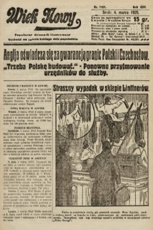 Wiek Nowy : popularny dziennik ilustrowany. 1925, nr 7107