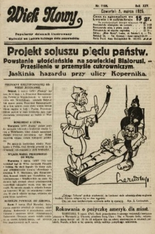 Wiek Nowy : popularny dziennik ilustrowany. 1925, nr 7108
