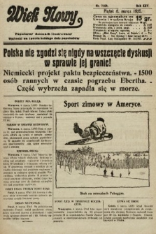 Wiek Nowy : popularny dziennik ilustrowany. 1925, nr 7109
