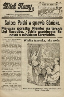Wiek Nowy : popularny dziennik ilustrowany. 1925, nr 7115