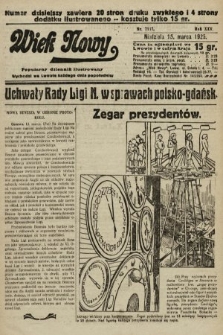 Wiek Nowy : popularny dziennik ilustrowany. 1925, nr 7117