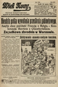 Wiek Nowy : popularny dziennik ilustrowany. 1925, nr 7119