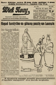 Wiek Nowy : popularny dziennik ilustrowany. 1925, nr 7129