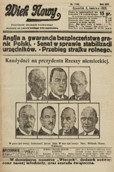 Wiek Nowy : popularny dziennik ilustrowany. 1925, nr 7132