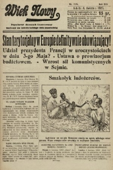 Wiek Nowy : popularny dziennik ilustrowany. 1925, nr 7134