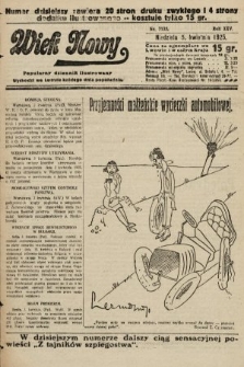 Wiek Nowy : popularny dziennik ilustrowany. 1925, nr 7135
