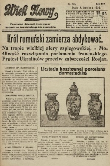 Wiek Nowy : popularny dziennik ilustrowany. 1925, nr 7137