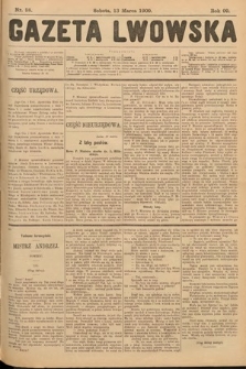 Gazeta Lwowska. 1909, nr 58