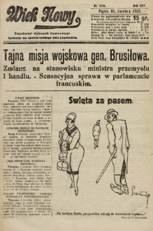 Wiek Nowy : popularny dziennik ilustrowany. 1925, nr 7139