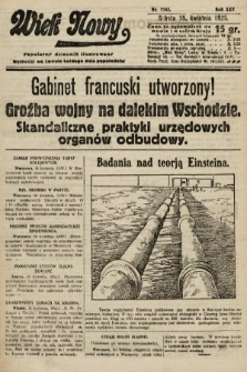 Wiek Nowy : popularny dziennik ilustrowany. 1925, nr 7145