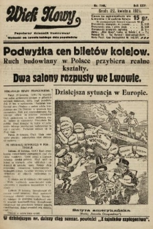 Wiek Nowy : popularny dziennik ilustrowany. 1925, nr 7148
