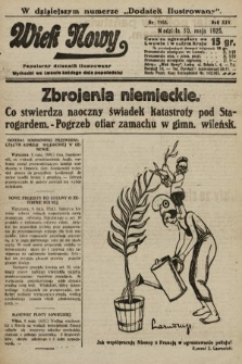 Wiek Nowy : popularny dziennik ilustrowany. 1925, nr 7163