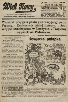 Wiek Nowy : popularny dziennik ilustrowany. 1925, nr 7164