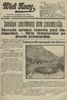 Wiek Nowy : popularny dziennik ilustrowany. 1925, nr 7167