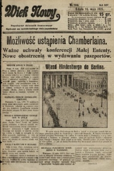 Wiek Nowy : popularny dziennik ilustrowany. 1925, nr 7168