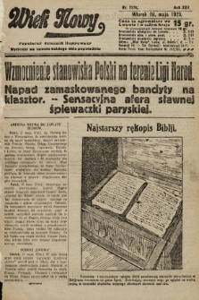 Wiek Nowy : popularny dziennik ilustrowany. 1925, nr 7170