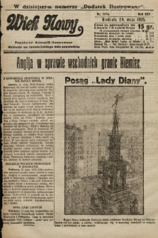 Wiek Nowy : popularny dziennik ilustrowany. 1925, nr 7174