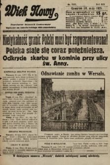 Wiek Nowy : popularny dziennik ilustrowany. 1925, nr 7177