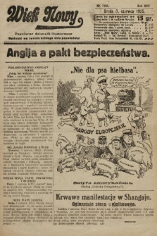 Wiek Nowy : popularny dziennik ilustrowany. 1925, nr 7181