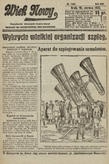 Wiek Nowy : popularny dziennik ilustrowany. 1925, nr 7187