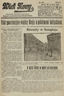 Wiek Nowy : popularny dziennik ilustrowany. 1925, nr 7189