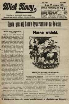 Wiek Nowy : popularny dziennik ilustrowany. 1925, nr 7192