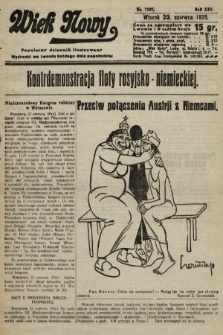 Wiek Nowy : popularny dziennik ilustrowany. 1925, nr 7197