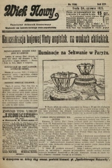 Wiek Nowy : popularny dziennik ilustrowany. 1925, nr 7198