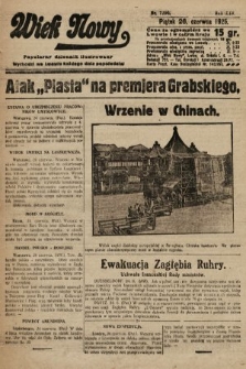 Wiek Nowy : popularny dziennik ilustrowany. 1925, nr 7200
