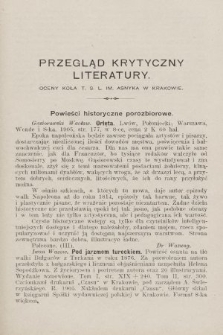 Przegląd Krytyczny Literatury. 1905, [nr 2]