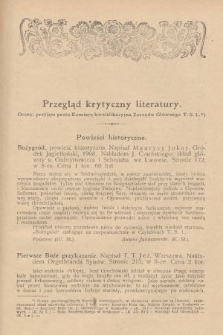 Przegląd Krytyczny Literatury. 1909, [nr 1]