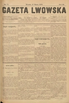 Gazeta Lwowska. 1909, nr 71