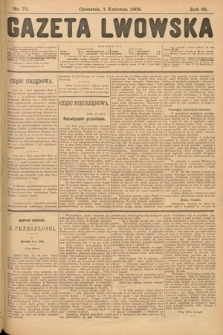 Gazeta Lwowska. 1909, nr 73