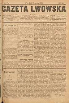 Gazeta Lwowska. 1909, nr 77