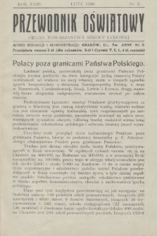 Przewodnik Oświatowy : organ Towarzystwa Szkoły Ludowej. 1926, nr 2