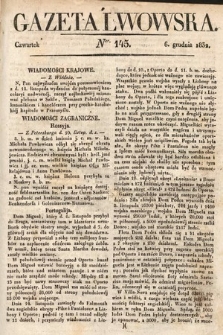 Gazeta Lwowska. 1832, nr 145