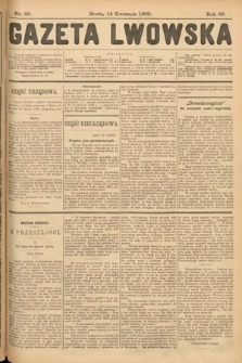 Gazeta Lwowska. 1909, nr 83