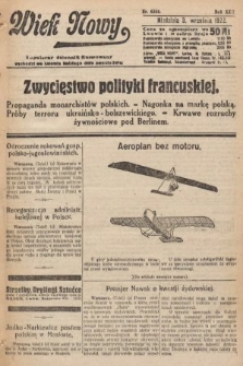 Wiek Nowy : popularny dziennik ilustrowany. 1922, nr 6368