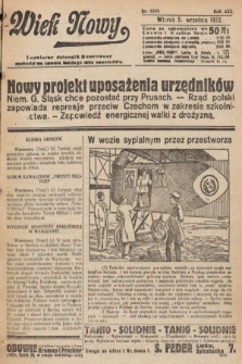 Wiek Nowy : popularny dziennik ilustrowany. 1922, nr 6369