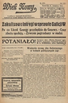 Wiek Nowy : popularny dziennik ilustrowany. 1922, nr 6376