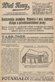 Wiek Nowy : popularny dziennik ilustrowany. 1922, nr 6377