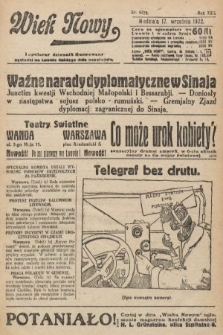 Wiek Nowy : popularny dziennik ilustrowany. 1922, nr 6379