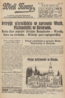 Wiek Nowy : popularny dziennik ilustrowany. 1922, nr 6381