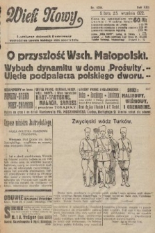 Wiek Nowy : popularny dziennik ilustrowany. 1922, nr 6384