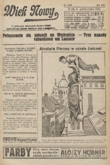 Wiek Nowy : popularny dziennik ilustrowany. 1922, nr 6392