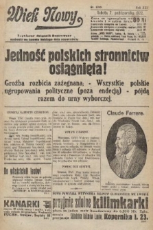 Wiek Nowy : popularny dziennik ilustrowany. 1922, nr 6395